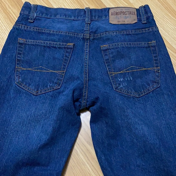Aeropostale Distressed Denim Jeans 28/30 Slim Bootcut - Picture 6 of 12